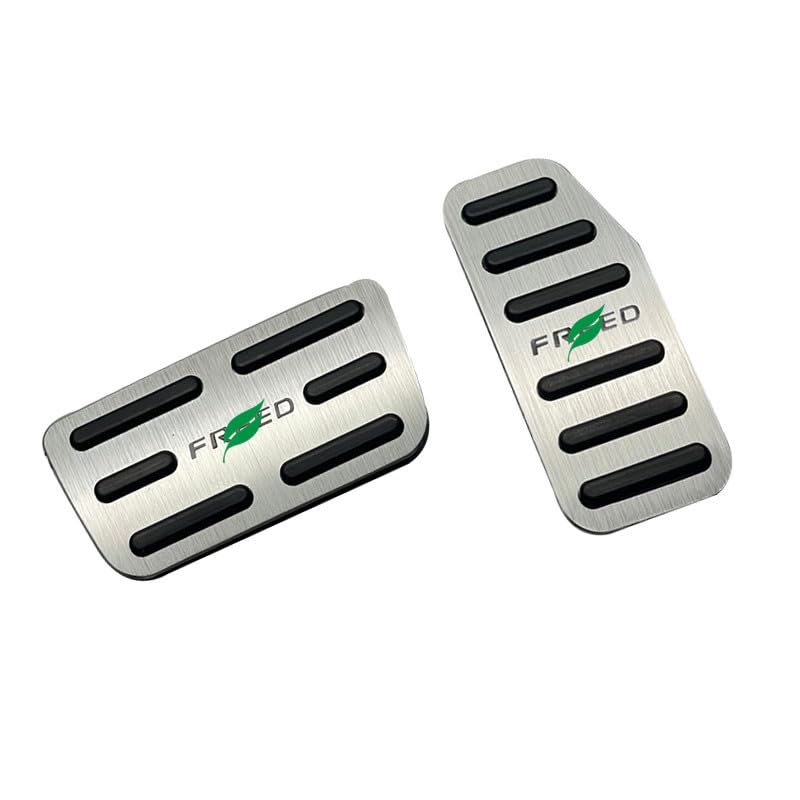 TADOKAPATU Aluminum and Rubber Pedal Covers for Honda New Freed GT Series Brake and Accelerator Covers for Safe Includes Installation Fits Interior