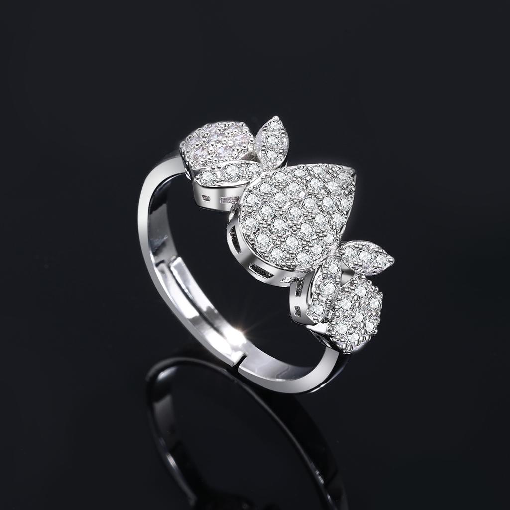 Micro-inlaid Diamond Zircon Jewelry Set Bridal Wedding Photography Popular Accessories Women