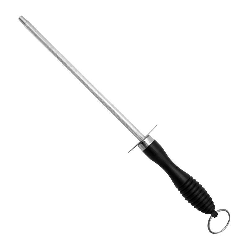 Schärfstab aus Edelstahl mit Gold-Finish für Messer und Scheren