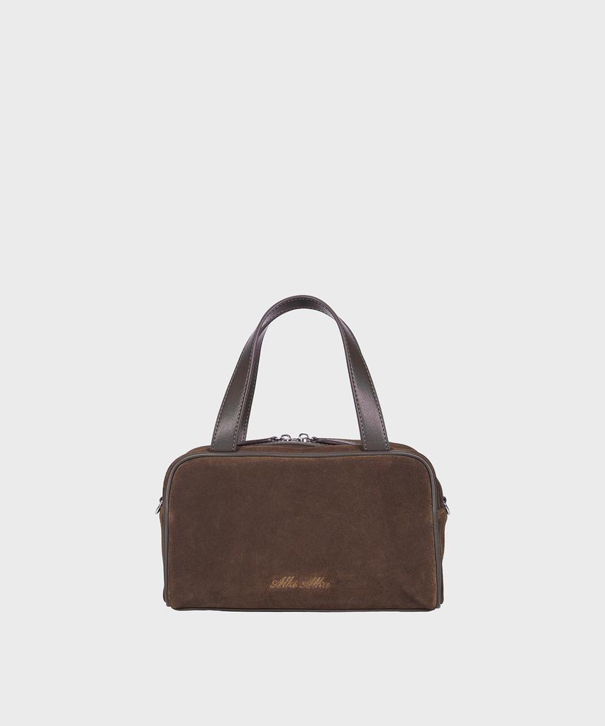 Alki Alka Mini Square Tote Bag_Suede (Suede Brown)