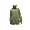 Hanorac Sport Casual cu Gât Rotund, Culoare Solidă, Îngroșat și Căptușit cu Fleece, pentru Femei, Verde FB5117-340
