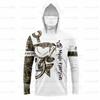 Lightweight Ice Silk Fishing Shirt With Hood Face Cover Quick Dry UV Protection Long Sleeve Men Outdoor Fly