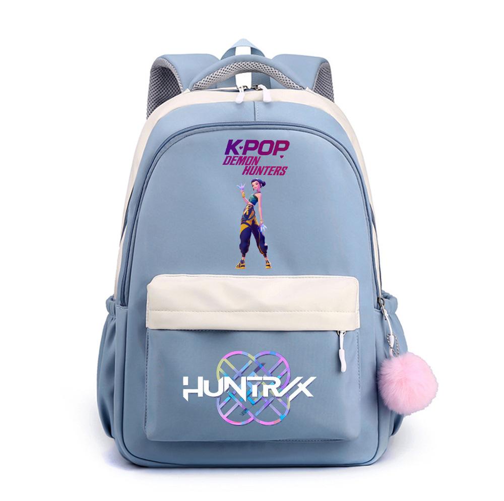 Anime Net Cute K-Pop Printed Backpack for Teenger Student Girl Boy Schoolbag Bookbag Kid Gift Women Large Capacity Waterproof Travel Bag Mochila