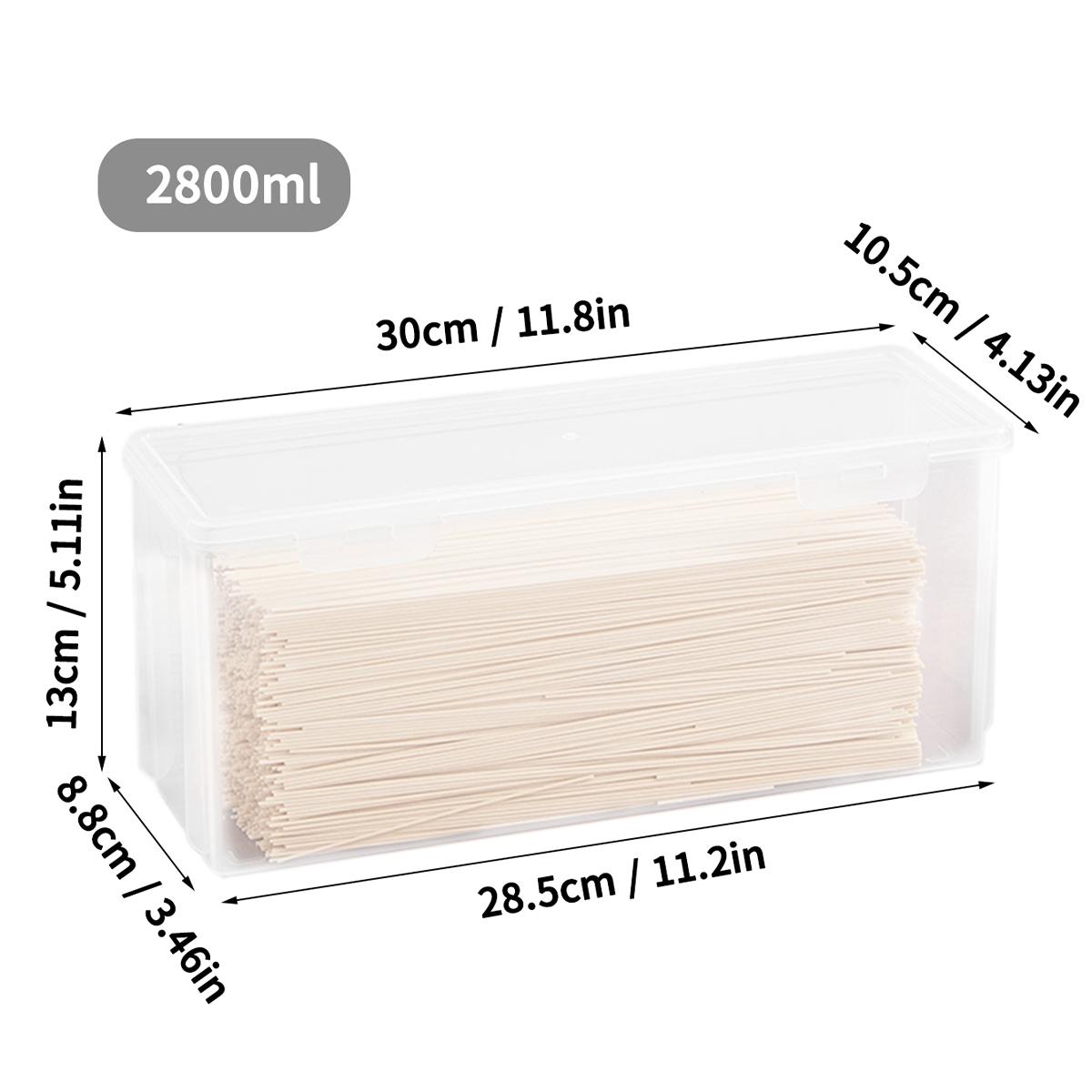 

WORTHBUY Коробка для хранения продуктов питания Большая емкость Контейнер для хранения макаронных изделий и лапши Кухонный холодильник Герметичная коробка для хранения свежести