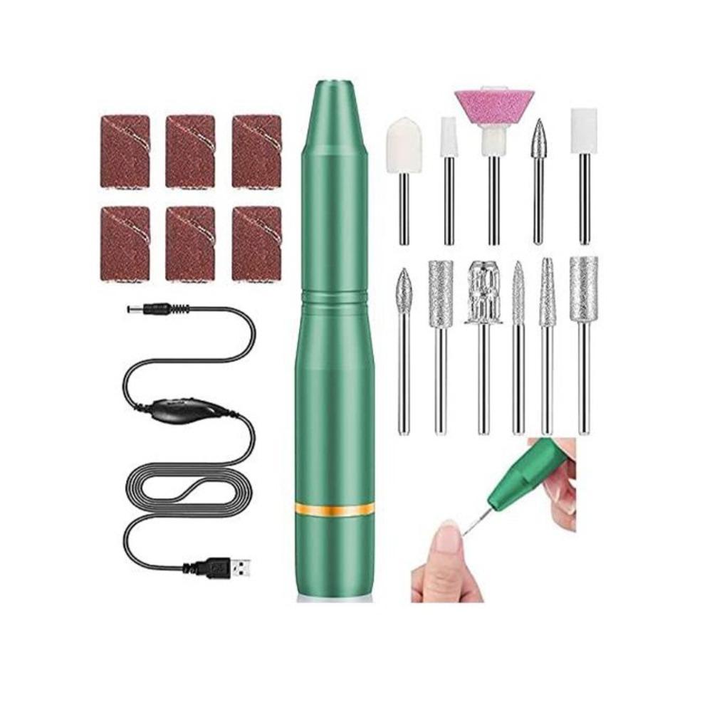 Nails Accessories Electric Nail Drill Pen USB Manicure Pedicure Drills Electric Nail Sander Driller Gel Polishing Tools
