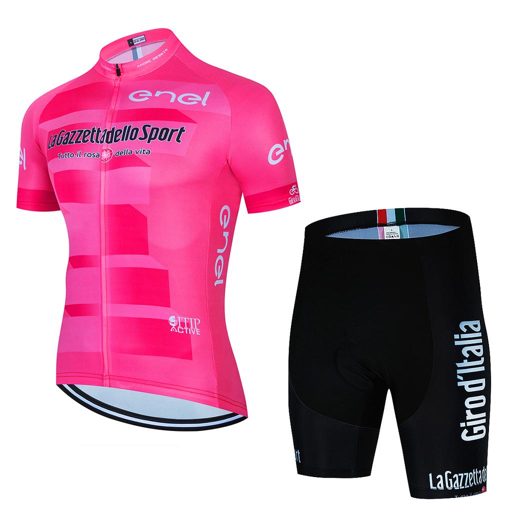 2026 Tour De Giro D'ITALIA Cyklistický dres Set Pánský Krátký rukáv Horská uniforma Ropa Ciclismo Cyklistický dres Cyklistické oblečení Oblek