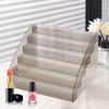 4 Tier Acrylic Riser Makeup Display Stand Multi Layer Organizer Rack Storage Organizers Lipstick for Dresser Collections 6 Tier