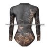 2025 Women's Long Sleeve Sun Protection Russian Swimsuit - European American Surfwear Beach Dress