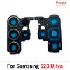 NEW Back Camera Glass Lens Cover with Frame Holder Replacement Part For Samsung S23 / S23 Plus / S23 Ultra