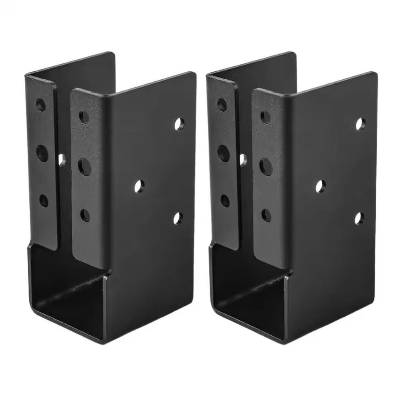 Suport Grindă 2X4 Balustradă Punte Conectori Ascunși Suporturi Grindă Grele Set de 2 Prelucrare Lemn Suport Grindă Pentru Pergolă Mână Curentă