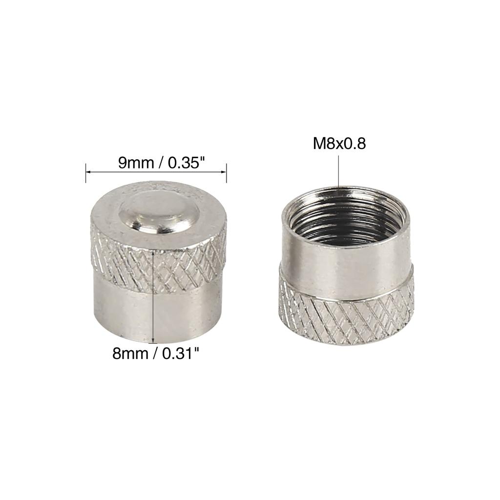uxcell Wheel Tire Valve Stem Cap Air Dust Cover Compatible