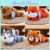 Husky Capybara Sloth Fox Raccoon Animal Plush Toy Doll Kids Room Gift Decoration