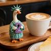 Patriotic Resin Geese Statue Hand Painted Geese Figure Independence Day Festival Decoration For July Fourth Celebration