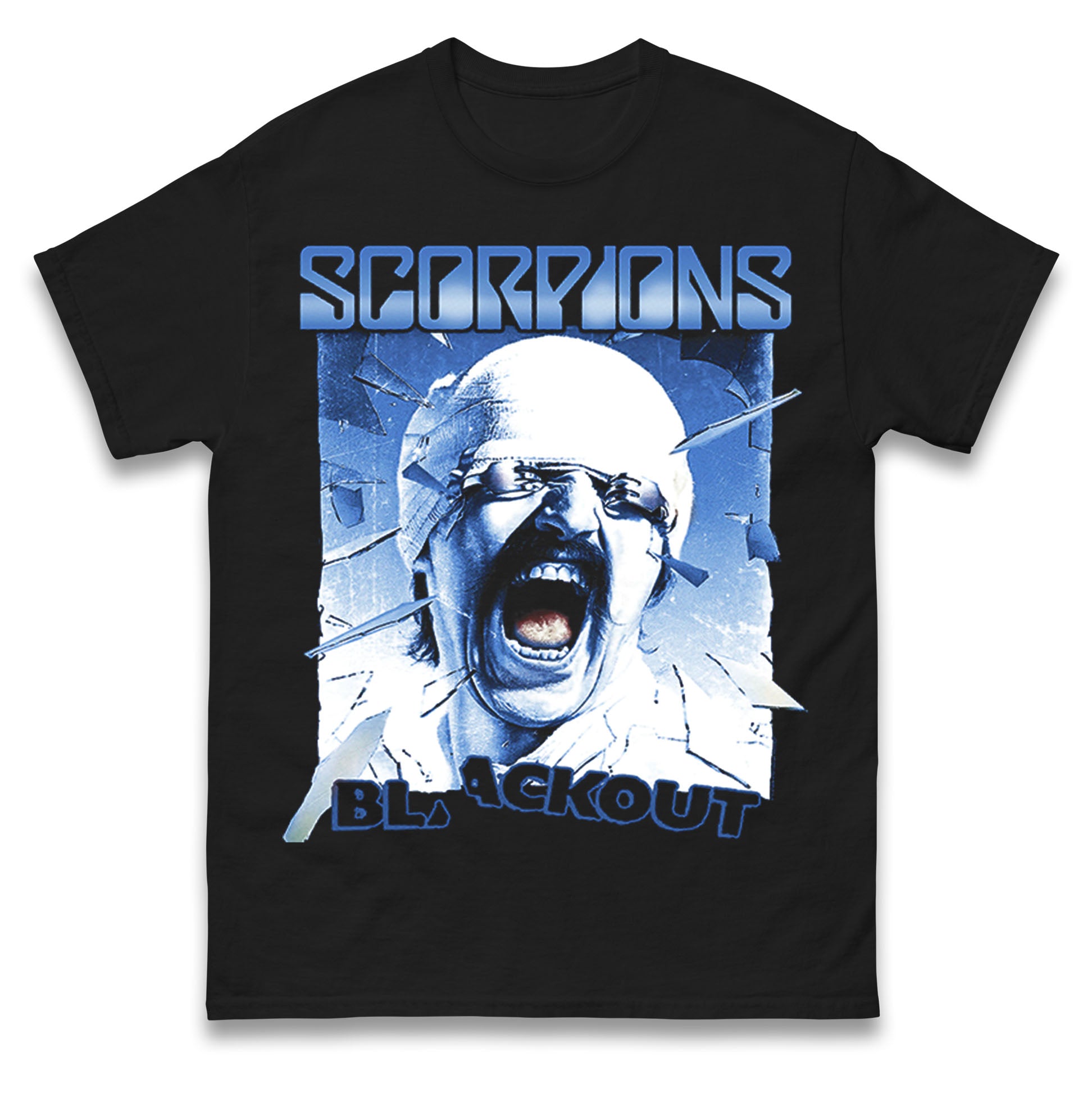 

Scorpions Blackout T Shirt Tshirt Mens Womens Unisex Tops Tees 4XL