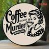 Funny Coffee Retro Metal Tin Sign for Kitchen Bar Decor