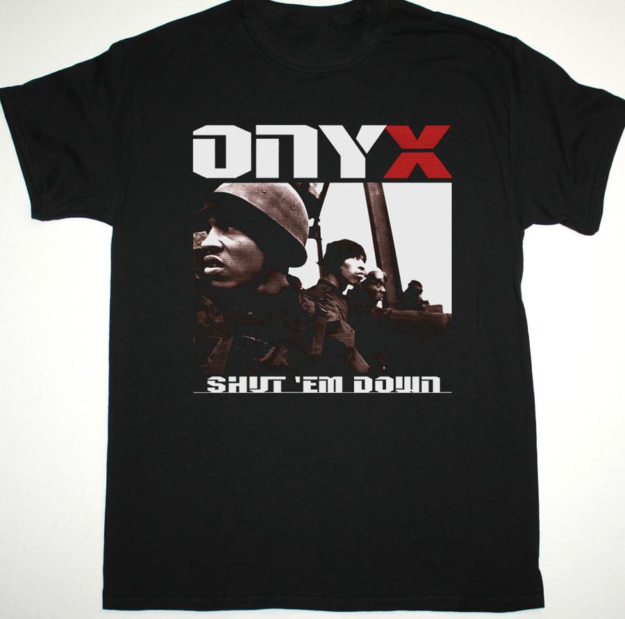 

Onyx hip hop band T-shirt Black short sleeve All Sizes S to 5Xl JJ3673 M