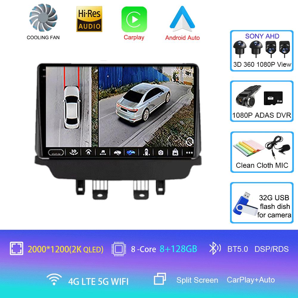Android 14 Car Radio For Mazda CX-3 CX3 2 DK 2014 - 2021 Navigation GPS Multimedia Player WIFI Stereo Video BT Wireless Carplay