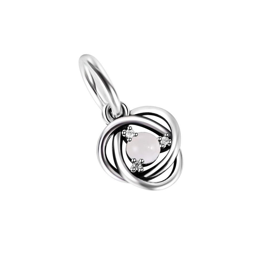 copper Twelve Month Birthstone Heart Eternity Charm Bead Charms Bead Charms Pendant Compatible With Authentic Bracelets for Women Do It Yourself Fine