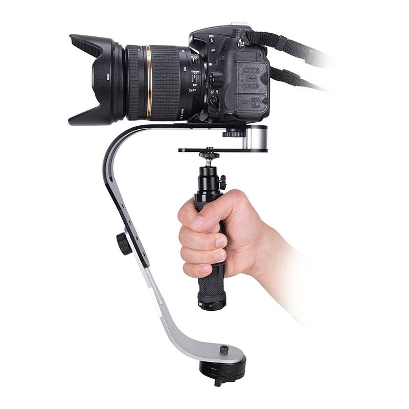 Aluminum Alloy Handle Grip Stabilizer Holder Stand Handheld Tripod For DSLR Camera Video Gimbal Smartphone Holder