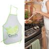 Wasserdichte Kochlatz Antiöl Schürze Transparent für Erwachsenengröße Leicht zu reinigen