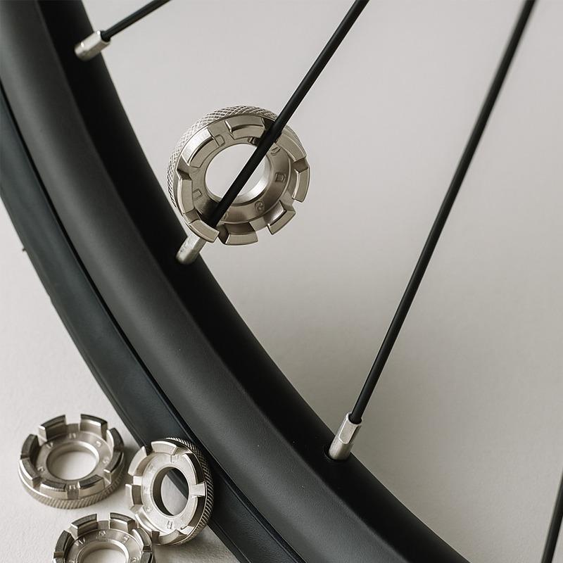 Bicycle Spoke Wrench Bicycle Spoke Nipple Cycling Tools 8-Way Wrench For Bicycle Maintenance Steel Wheels Tool Mtb Accessories