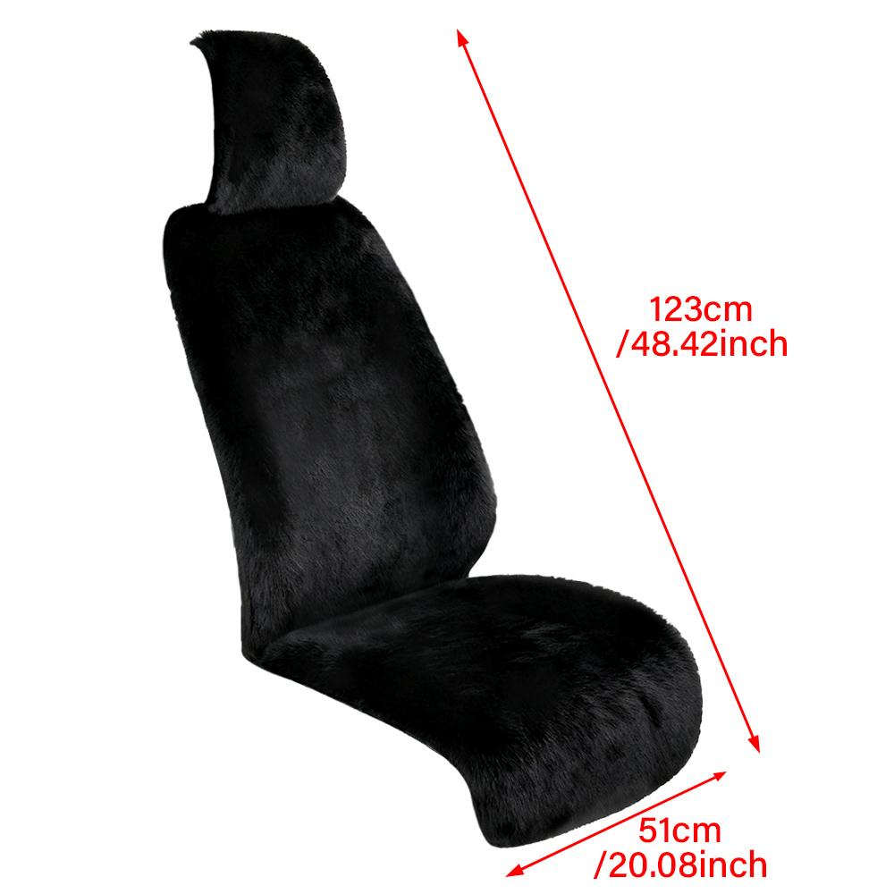 Long Haired Heated Car Seat Cushion Car Seat Cover Winter Heating Seat Cover 12-24V Universal for Car Truck Office Chair 2025