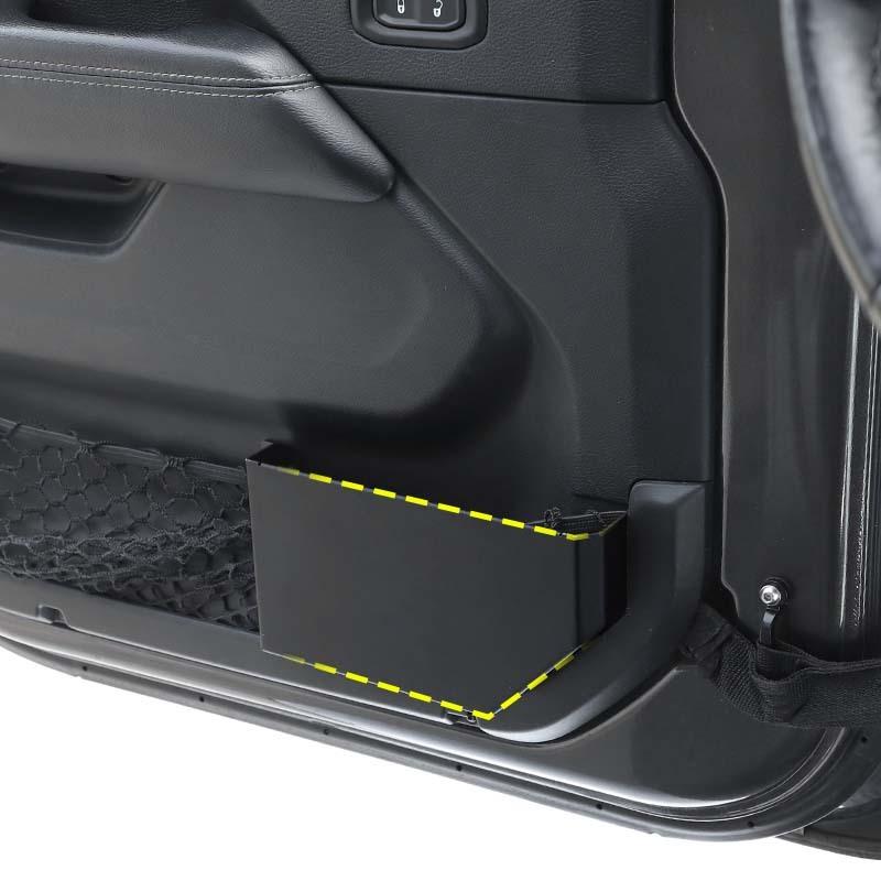 Front Door Pocket Storage Box For Jeep Wrangler JL For JT Gladiator 2018-2023 Organizer Container Stowing Tidying Accessories