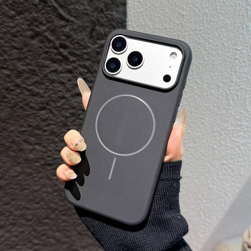 

Official 2.0MM Simple Magnetic Case For iPhone 17 Air 16 15 14 13 12 11 Pro Max Plus X XS XR Shockproof For Magsafe Hard Cover iPhone17