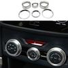 For Subaru Forester - Silver Aluminum Middle Console Ac Knob Cover Trim