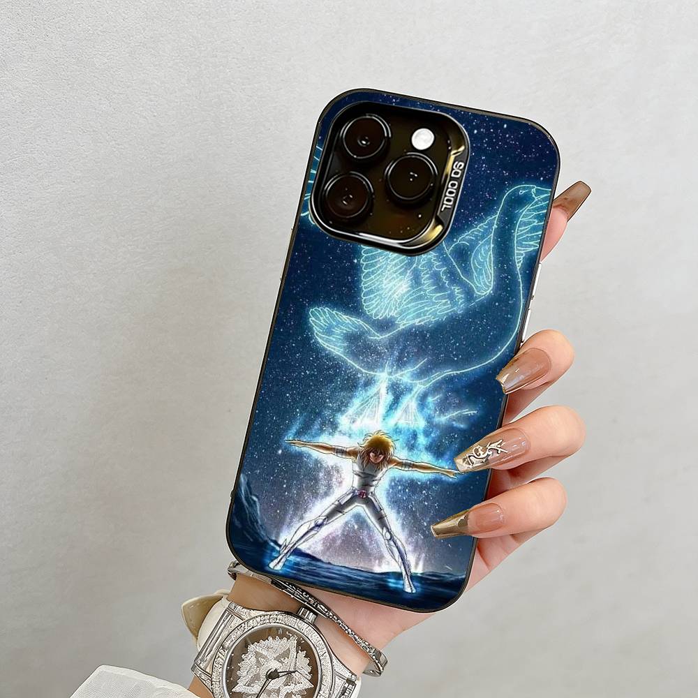 

Saint Seiya Phone Case For iPhone 17,16,15,14,13,12,11 Plus,Pro Max,XS,Colorful Silver Phone case Funda Cover iPhone13ProMax