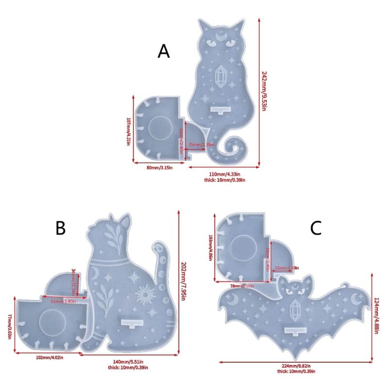 Suport Lumanare Mucegaiuri Rășină Epoxidică Mucegai de Turnare pentru Suport Lumanare DIY Tavă Bijuterii Decor Perete Nuntă Casă