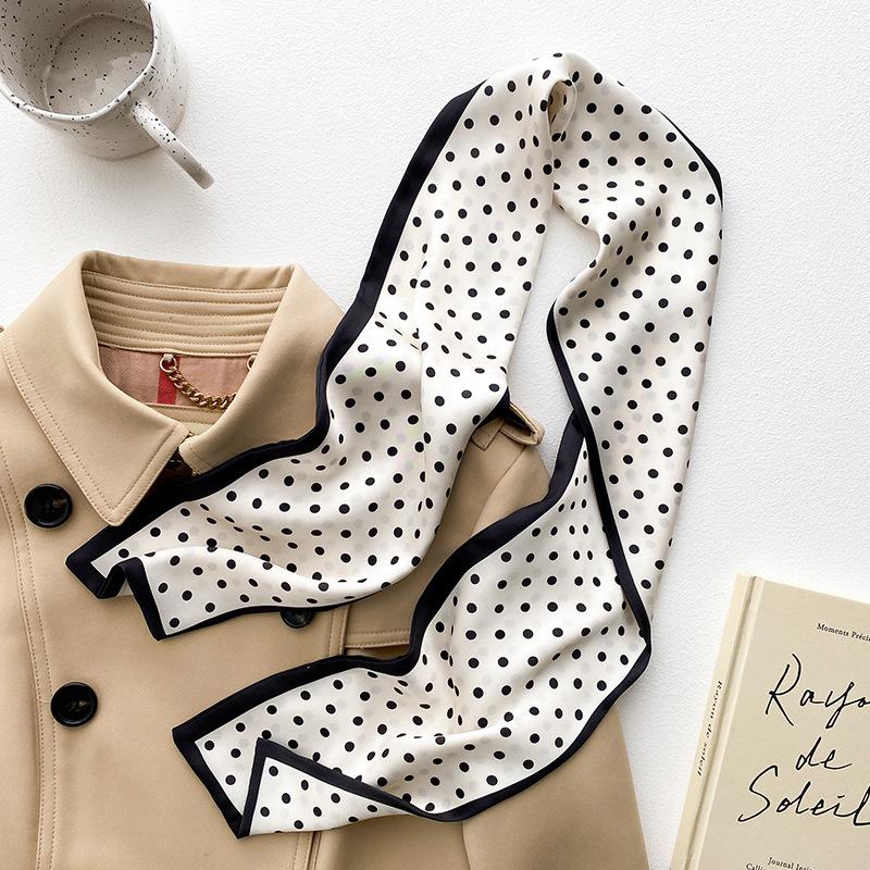 Skinny Neckerchief Long Hair Ribbons Scarfs Women Fashion Headbands Neck Scarves 13x110cm