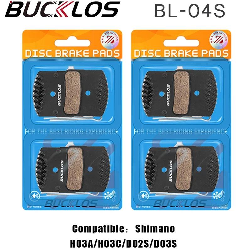 BUCKLOS Ceramic Bike Brake Pad Road Bicycle Hydraulic Disc Brakes Pads MTB Brake Pad for Shimano L05A J04C J05A H03A N03A NUTT