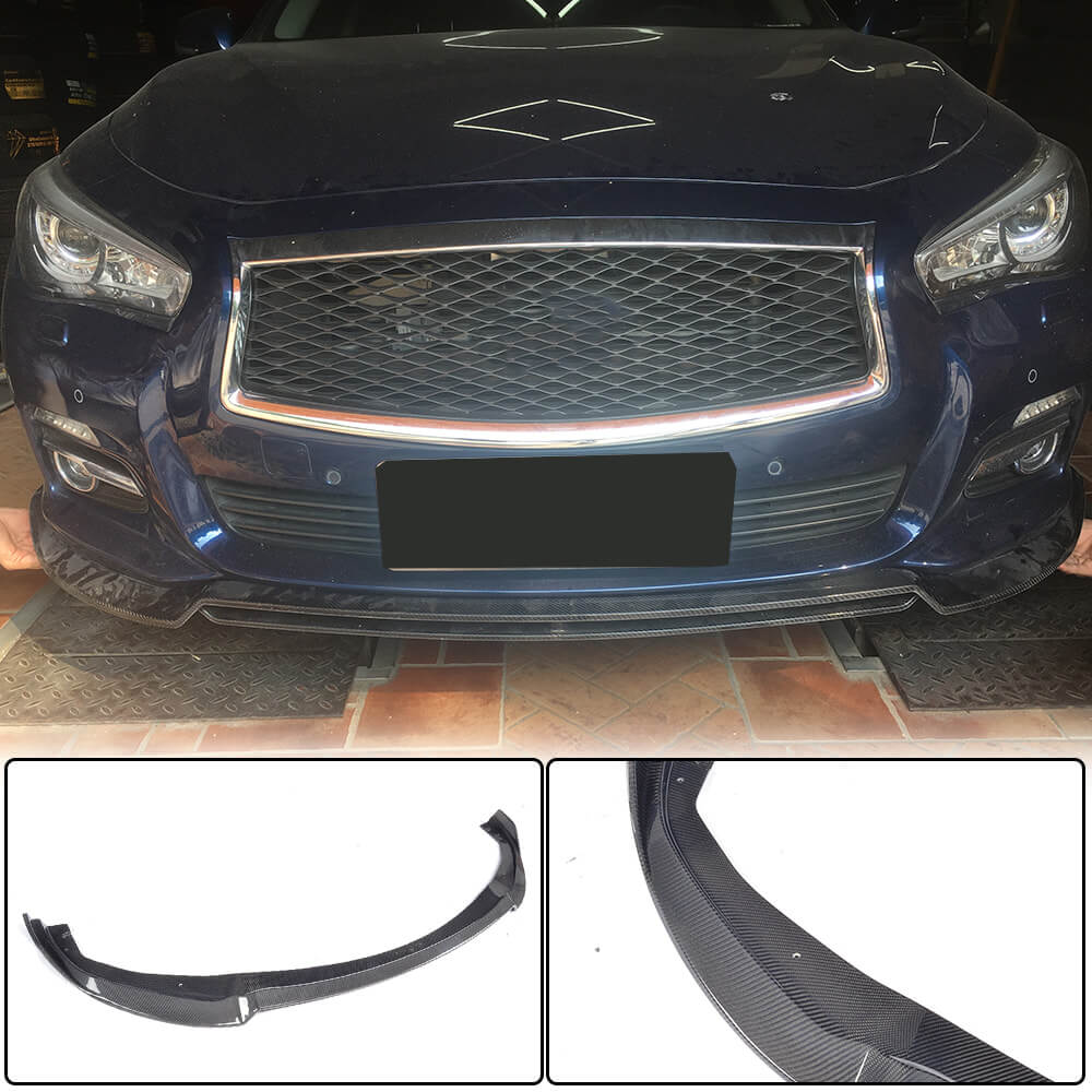 

Front Bumper Lip V2 (for Q50 Base 2014-2017, Carbon) for Infiniti Q50/Q60