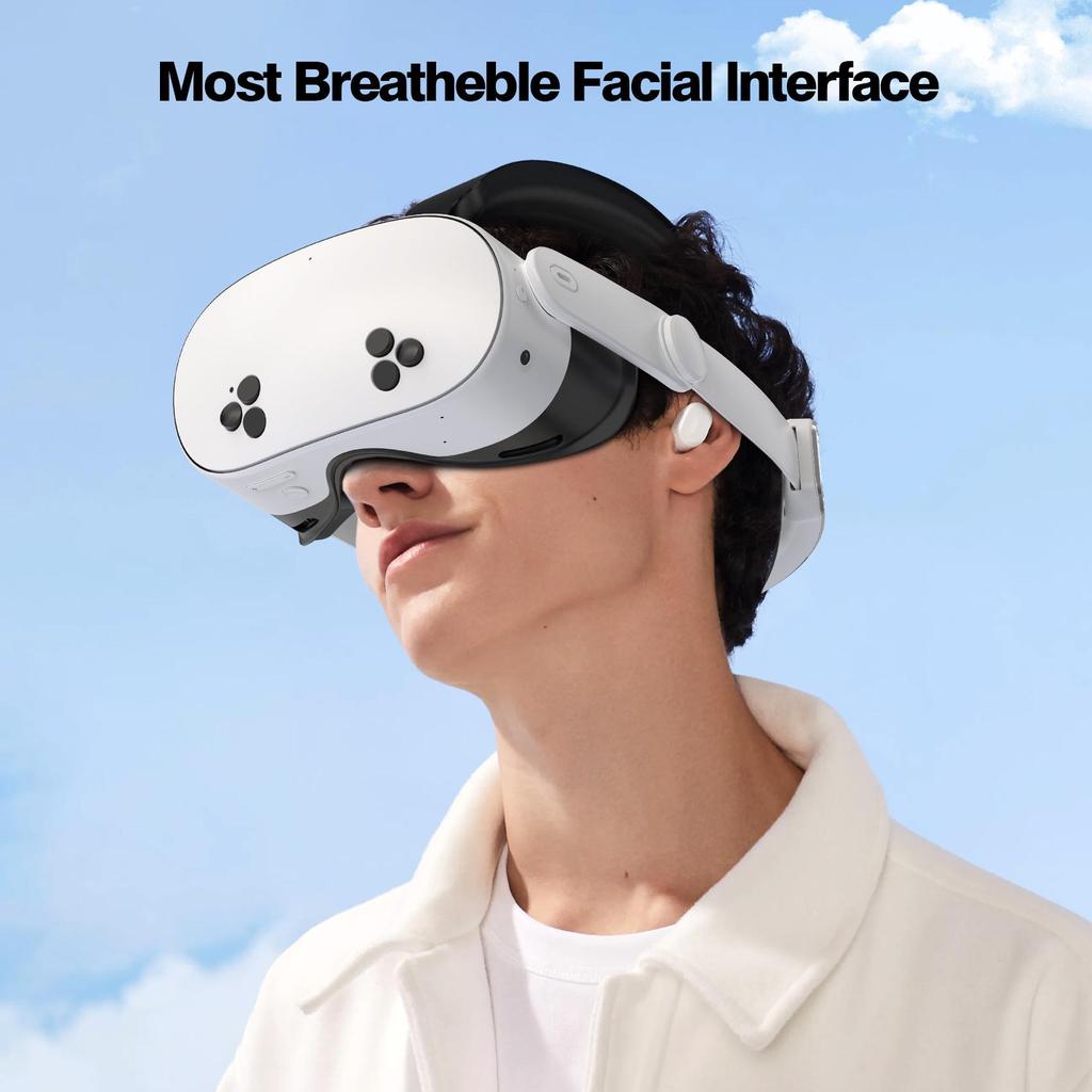 Sada náhradní masky na oči a obličej blokující světlo pro Meta Quest 3S