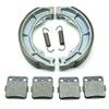 Motorcycle Front Rear Brake Pads for SUZUKI LT-A400F LT-F400F Eiger 4WD 2006 2007 LTA400 LTF400 LTA LTF 400