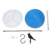 Bird Feeder ABS Mushroom Shape Rain Proof Dome Top Bird Feeder Tray for Outdoor Garden