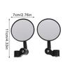 1Pairsmotor Aaccessories Aluminum Alloy Round Bar End Rear Mirrors For Moto Side View Mirrors Motorbike Scooters Rearview Mirror