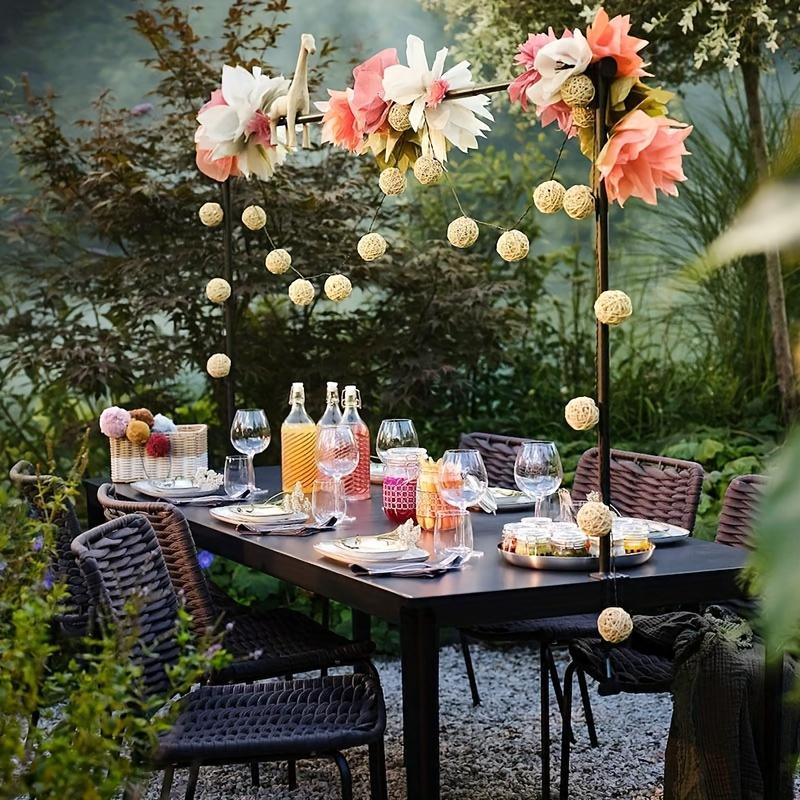 Stojan na tyče přes stůl se svorkami na balónky, květiny, dekorace, nastavitelný kovový stolní oblouk, stojan na tyče pro narozeninovou oslavu, obřad, párty