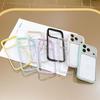 Candy Color Two In One Transparent Acrylic Dopamine Full Coverage Shockproof Phone Case For Apple Iphone