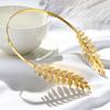 Golden Headwear Hair Jewelry Hair Hoop Wedding Hair Crown Leaves Hair Bands Bride Headbands