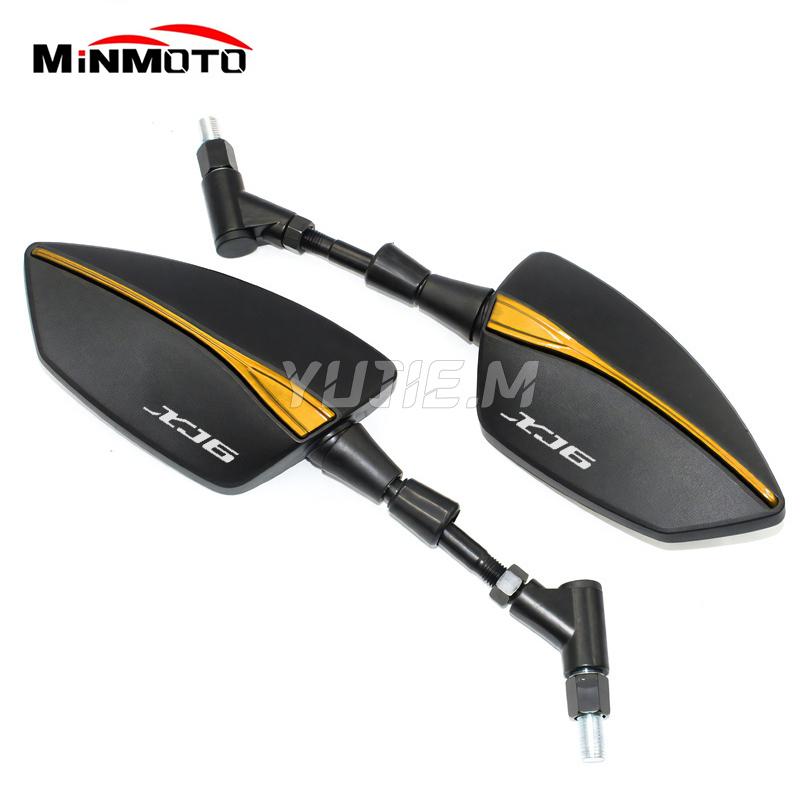 10MM 8MM Motorcycle Adjustabale Rearview Left Right Rear View Mirrors Side Mirror For XJ6 XJ6F XJ6N XJ 6 6F 6N 2009-2019 2020