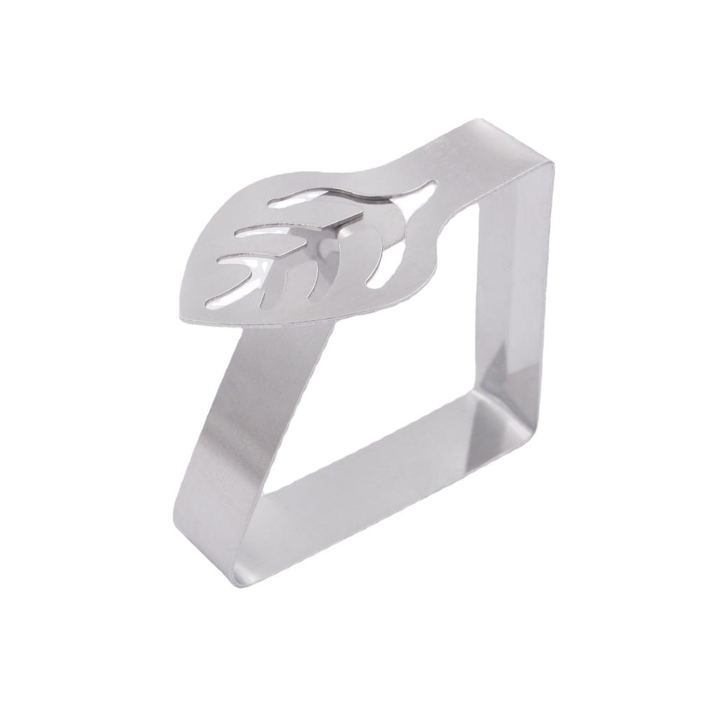 1PC Integrated Molding Non-slip Cat Claw Shape Stainless Steel Clip Hotel Outdoor Meeting Leaf Tablecloth Fixing Clip Adjustable