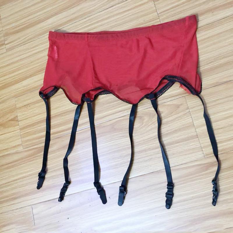Women Sexy Garters High Waist Mesh Suspender Sexy Garter Belt  Lady Elastic Femme Night Club Garter Halloween Lingerie