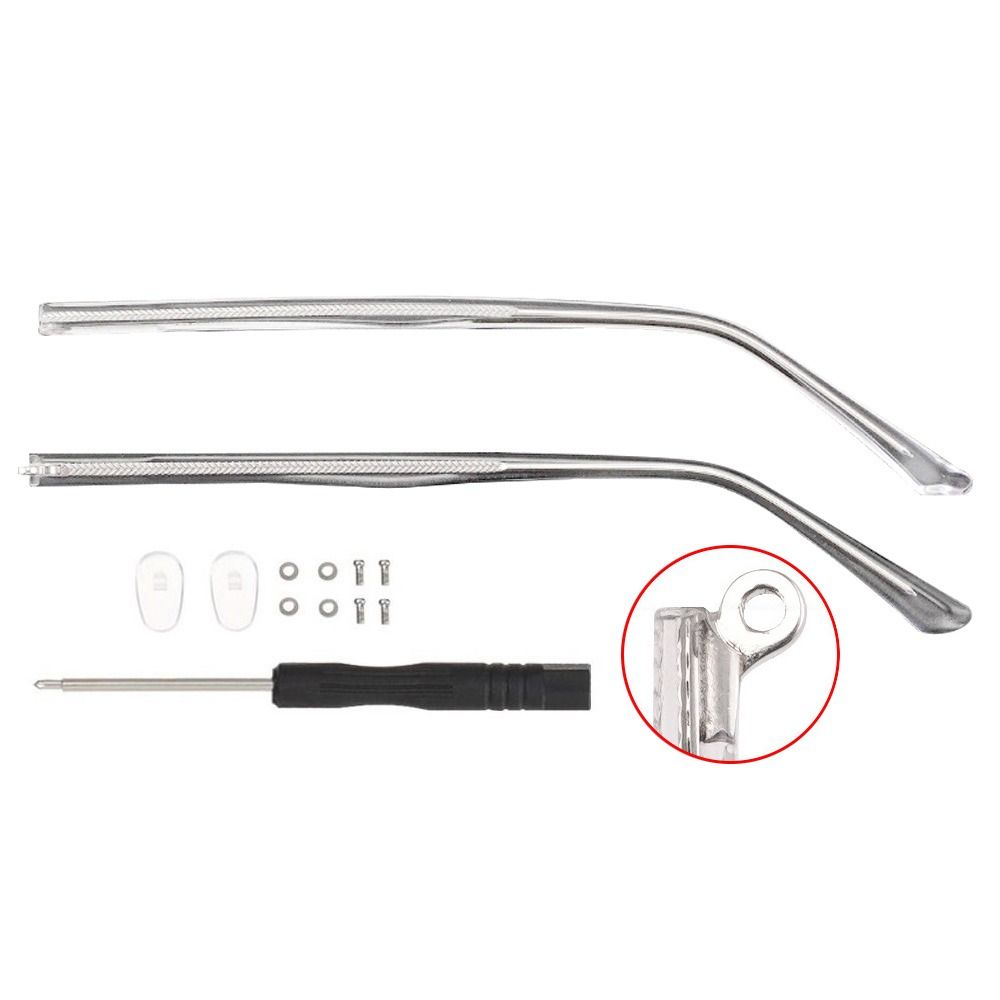 

Инструмент для ремонта Запасная ножка Выпуклые зубцы Аксессуары для очков Новая оправа для очков прозрачный