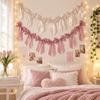 Home Ornaments Bowknot Hanging Garland Large Christmas Tree Decoration  Kids Birthday Party