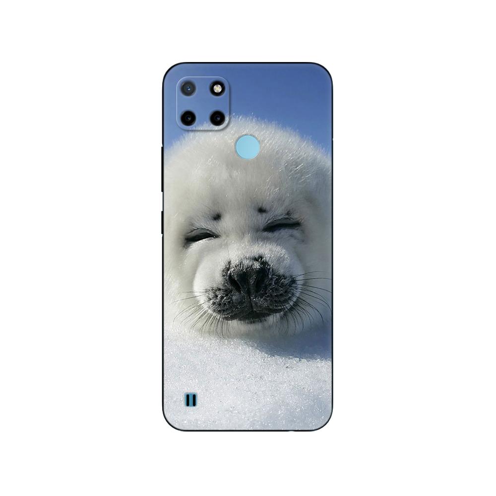 For Realme C21Y C25Y Case Silicon Phone Back Cover For OPPO Realme C21Y C25Y 4G Soft Case RMX3261 Coque 6.5inch Black Tpu Case