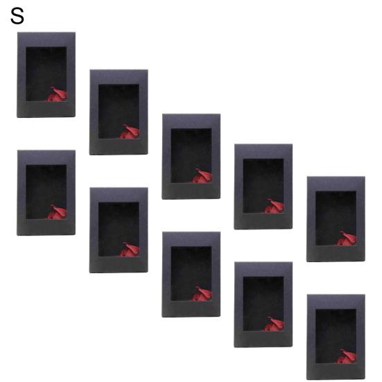 10ks papírový obdélník svatební party cukroví muffin dárkové balení s okénkem