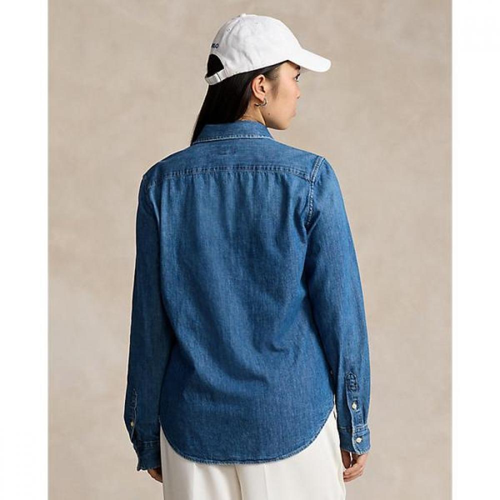 Polo Ralph Lauren Women Slim Fit Denim Shirt Wmposhtndo20812400