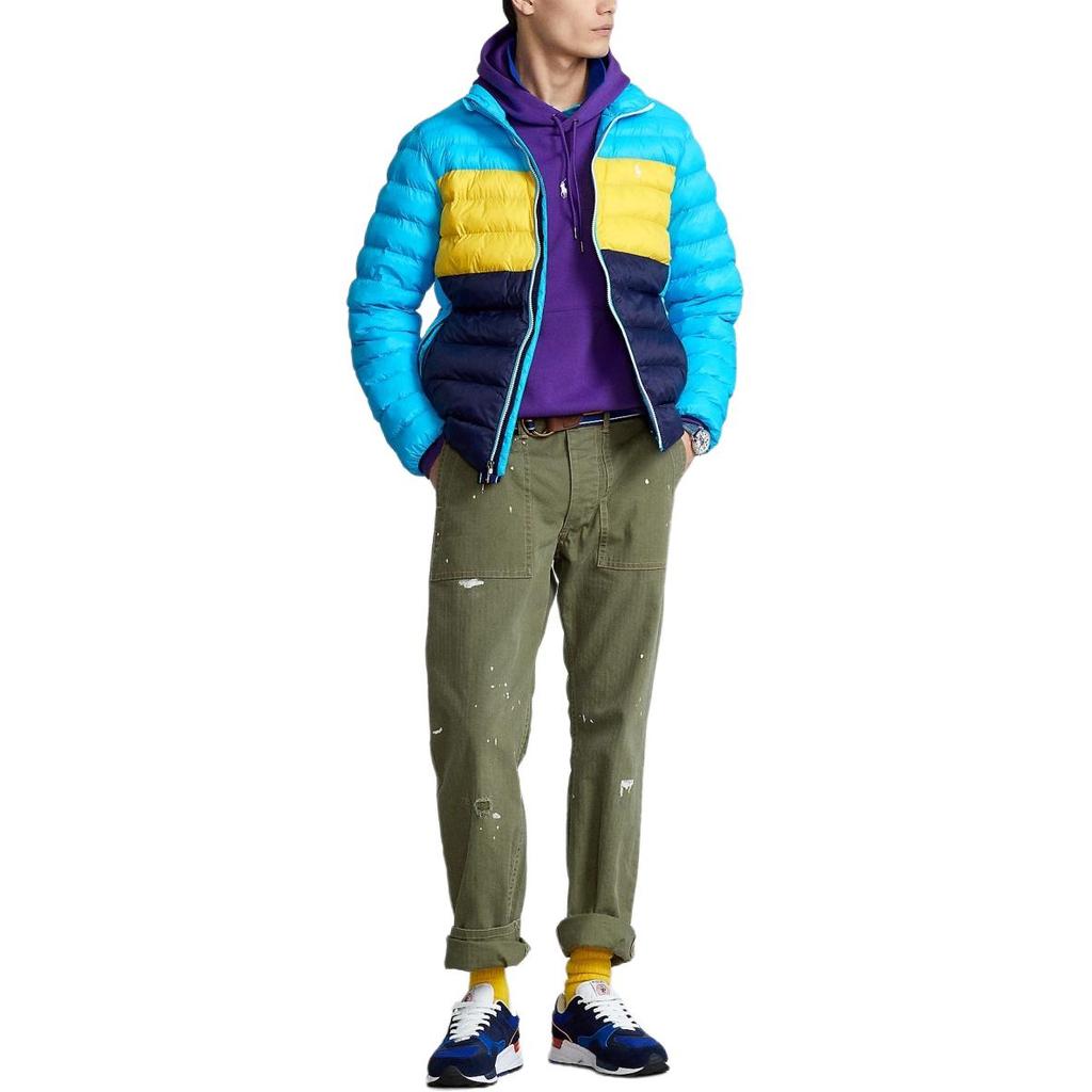 Polo Ralph Lauren Packable Water-Resistant Warm Long Sleeve Cotton Jacket Men jackets 710854901-002